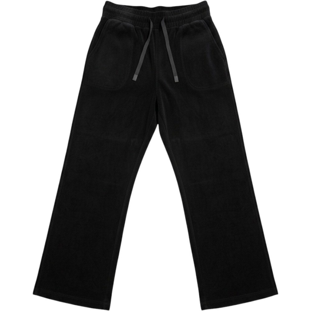 JoyLab Black Velour Wide Leg Lounge Pants Women Small F16983796